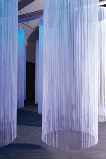 Нитяные шторы 3Д визуализация нитяные шторы, шторы нити, веревочные шторы