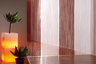 нитяные шторы, шторы нити, веревочные шторы