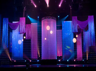 Нитяные шторы для светового решения на сцене нитяные шторы, шторы нити, веревочные шторы